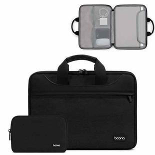 Baona BN-I003 Oxford Cloth Full Open Portable Waterproof Laptop Bag, Size: 11/12 inches(Black+Power Bag)