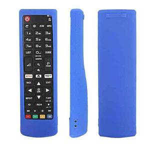 For LG 2pcs Remote Control Drop-Proof Protection Case(Blue)