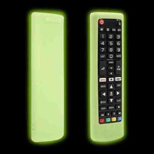 For LG 2pcs Remote Control Drop-Proof Protection Case(Luminous Green)