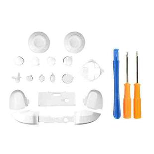 For Xbox Series X Controller Thumbstick LB RB Bumpers Trigger Buttons With Screwdriver Accessories(White)