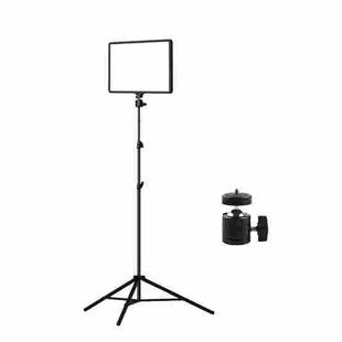 10 Inch 3000-6500K Three-color Temperature Photography Flat-panel Live Fill Light,Spec: 2.1m Bracket