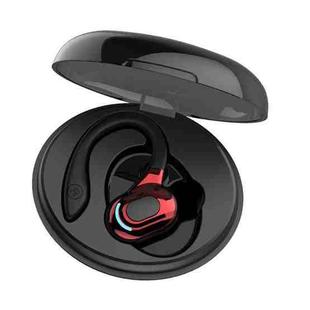 F8 Hanging Ear Stereo Wireless Bluetooth Earphones With Charging Bin(Red Single Ear)
