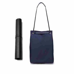 For Apple Macbook Shoulder / Handheld / Messenger Computer Bag, Size: Small(Navy+Black Mouse Pad)