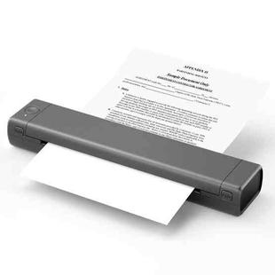 M08F Bluetooth Wireless Handheld Portable Thermal Printer(Gray Letter Version)