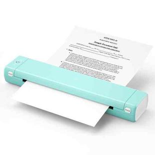 M08F Bluetooth Wireless Handheld Portable Thermal Printer(White Green Letter Version)