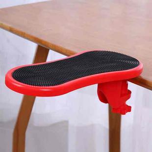 180 Degree Rotating Computer Table Hand Support Wrist Support Mouse Pad Surface Adhesive Pad Model (Red)