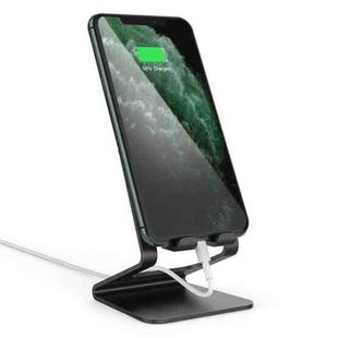 AhaStyle ST02 Mobile Phone Aluminum Alloy Fixed Bracket Storage Charging Base(Black)