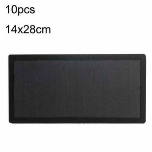 10pcs 14x28cm Encryption Version PVC Cooling Fan Dust Net Desktop Computer Industrial Fan Filter Cover