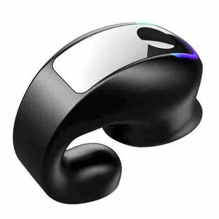 GD28 IPX4 Waterproof Single-ear Lightweight Clip Ear Bluetooth Earphone(Black)