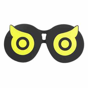 For PICO 4 Hifylux PC-ZF23 Owl Lens Protector Dust Scratch VR Glasses Silicone Case(Yellow)
