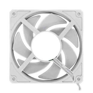 MF14025 4pin High Air Volume Low Noise High Wind Pressure FDB Magnetic Suspension Chassis Fan 2000rpm (White)