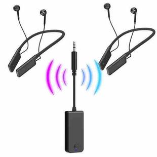 M001A Bluetooth 5.1 / 2.4G Dual-Mode Live Monitoring Neck-Hanging Wireless Headset, Spec: 1 For 2