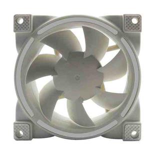 MF8025 Magnetic Suspension FDB Dynamic Pressure Bearing 4pin PWM Chassis Fan, Style: Non-luminous (White)