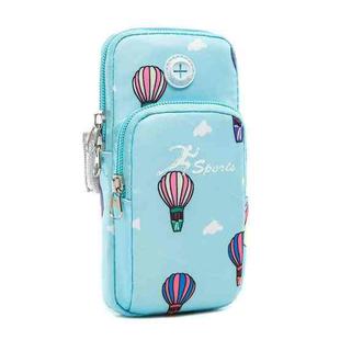 B081 Small Running Phone Arm Bag Outdoor Sports Fitness Bag(Sky Blue)