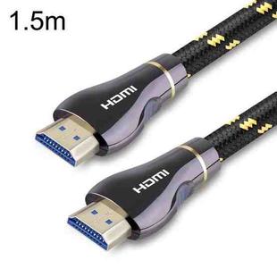 1.5m All Copper 2.0 HDMI HD Cable Supports 4K Zinc Alloy HDMI Data Cable(Black)