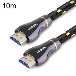 10m All Copper 2.0 HDMI HD Cable Supports 4K Zinc Alloy HDMI Data Cable(Black)