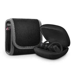For Powerbeats Pro Earphone Charging Box Storage Bag Thickened Anti-fall Protection Bag(Black)