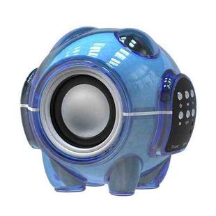 M18 Mini Space Panda Shape Wireless Bluetooth Speaker Desktop Portable Cartoon Audio(Blue)