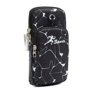 B090 Outdoor Sports Waterproof Arm Bag Climbing Fitness Running Mobile Phone Bag(Large Black)