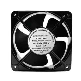 FP20060 380V 20cm Chassis Cabinet Metal Case Low Noise Cooling Fan