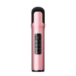 K8 Live Sound Card Microphone Mobile Phone Wireless Bluetooth Speaker(Pink)