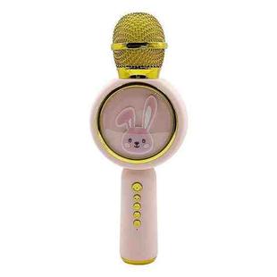 X6 Children Portable Bluetooth Light Microphone Audio All-in-One Machine(Pink)