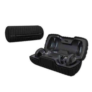For Bose SoundSport Free Bluetooth Earphones Anti-Slip Silicone Protective Case(Black)