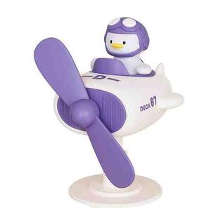 SY-045 Office Screen USB Desktop Mute Small Fan(Purple)