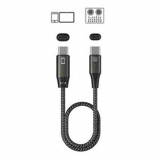 T28 Type-C/USB-C To Type-C/USB-C Live OTG Sound Card Cable Mobile Phone Charging Audio Recording Data Cable