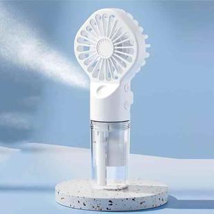 FL06 Handheld Spray Hydrating Fan USB Portable Desktop Student Dormitory Mini Fan(Athens White)