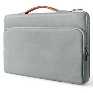 Large Capacity Laptop Bag Multifunctional Business Sleeve Bag, Size: 15-15.6 inch(Light Grey)