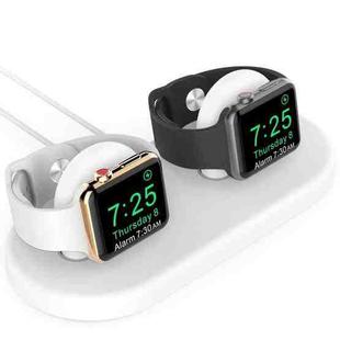 For Apple Watch / Earphone AhaStyle PT116 Universal Plastic Stand Dual Charging Storage Base(White)