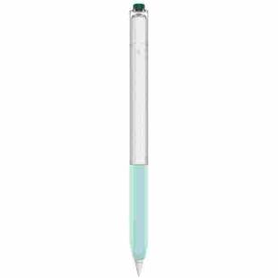 For Apple Pencil 2 AhaStyle PT-LC05 Jelly Style Translucent Silicone Protective Pen Case(Mint)