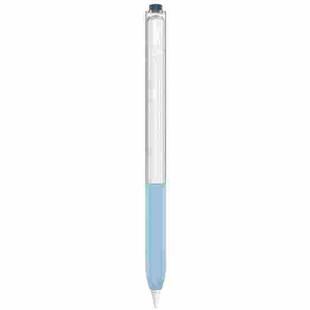 For Apple Pencil 2 AhaStyle PT-LC05 Jelly Style Translucent Silicone Protective Pen Case(Blue)