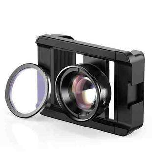 APEXEL CM-HB100CPL HB100mm HD External Macro Mobile Phone Lens with CPL(Black)