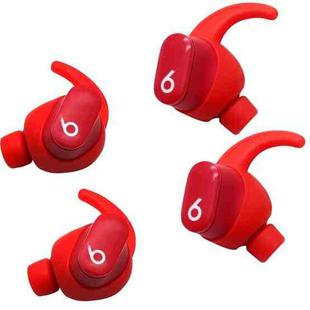 For Beats Studio Buds 2pairs Wireless Bluetooth Earphone Silicone Non-slip Ear Caps(Red)