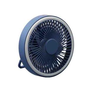 XXD-F46 Remote Control Outdoor Fan Light USB Tent Portable Chandelier Fan(Blue)
