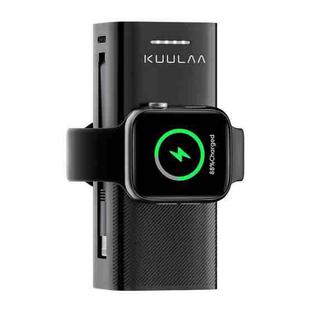 For Apple Watch KUULAA KL-YD46 Wireless Charging 5000mAh Portable Power Bank(Black)