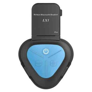 LX1 Motorcycle Half Helmet Waterproof Wireless 5.3 Bluetooth Headset, Version: English(Standard Blue)
