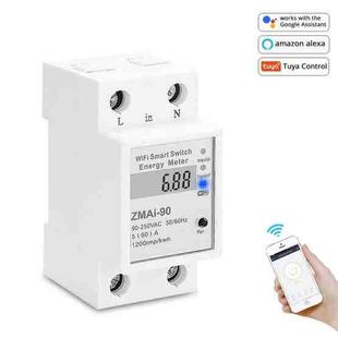 ZMAi-90 Wifi Smart Switch Energy Meter Support Tuya Smart Life APP Work With Alexa Google