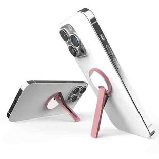 Aluminum Alloy Mobile Phone Bracket Ultra-thin Rotating Back Stick Lollipop Mirror Bracket(Pink)