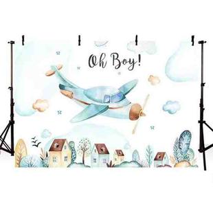 180x110cm Aircraft Theme Birthday Background Cloth Party Decoration Photography Background