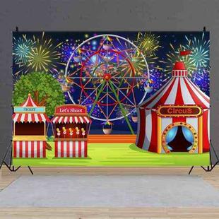 150 x 100cm Circus Amusement Park Ferris Wheel Photography Background Cloth(MDA07160)