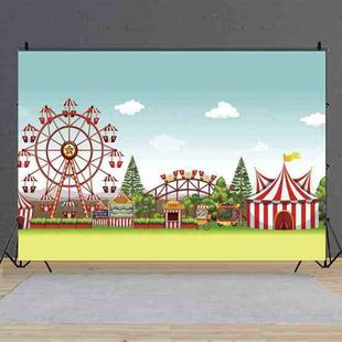 150 x 100cm Circus Amusement Park Ferris Wheel Photography Background Cloth(MDA08217)