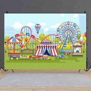 150 x 100cm Circus Amusement Park Ferris Wheel Photography Background Cloth(MDA18301)