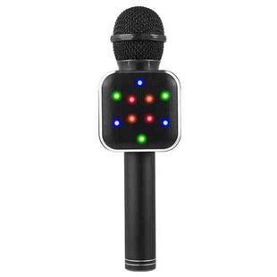 WS-1818 LED Light Flashing Microphone Self-contained Audio Bluetooth Wireless Microphone(Black)