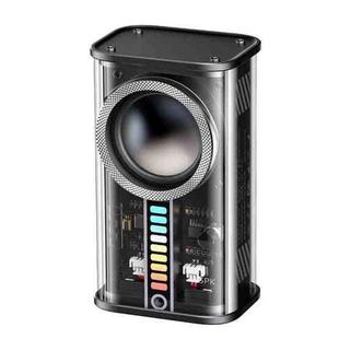 REMAX RB-M68 Transparent Mecha Wireless Bluetooth Speaker Desktop Small Speaker(Black)