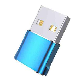 WH-7659 2pcs USB 2.0 Male to USB-C / Type-C Female Adapter, Support Charging & Transmission Data(Blue)