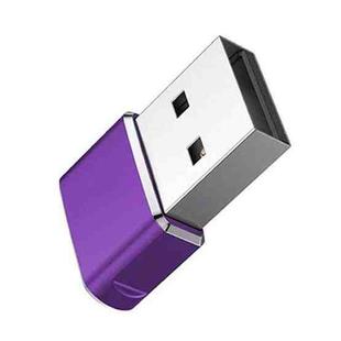 WH-7659 2pcs USB 2.0 Male to USB-C / Type-C Female Adapter, Support Charging & Transmission Data(Purple)