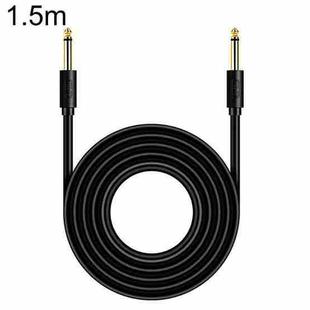 1.5m JINGHUA 6.5mm Audio Cable Male to Male Microphone Instrument Tuning Cable